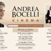 Le texte musical NO LLORES POR MI ARGENTINA de ANDREA BOCELLI est également présent dans l'album Cinema (edición en español) (2015)