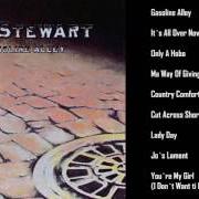 Le texte musical COUNTRY COMFORTS de ROD STEWART est également présent dans l'album Gasoline alley (1970)