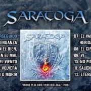 Le texte musical OSCURA LA LUZ de SARATOGA est également présent dans l'album Agotarás (2002)