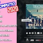Le texte musical UNA VEZ A LA SEMANA de SIGGNO est également présent dans l'album Película, vol. 1 (2020)