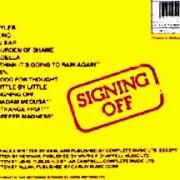 Le texte musical SIGNING OFF de UB40 est également présent dans l'album Signing off (1980)