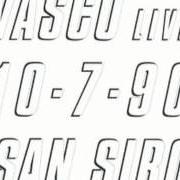 Le texte musical UNA CANZONE PER TE de VASCO ROSSI est également présent dans l'album 10.7.90 san siro (1991)