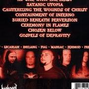 Le texte musical GOSPELS OF DEPRAVITY de WURDULAK est également présent dans l'album Ceremony in flames (2001)