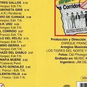 Le texte musical CONSEJOS DE UN CANTINERO de LOS HURACANES DEL NORTE est également présent dans l'album La mejor colección (disco 1) (2007)