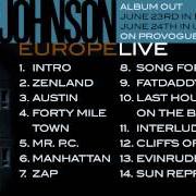 Le texte musical CLIFFS OF DOVER de ERIC JOHNSON est également présent dans l'album Europe live (2014)
