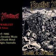 Le texte musical BLOOD & VALOR de BESTIAL WARLUST est également présent dans l'album Blood & valor (1995)