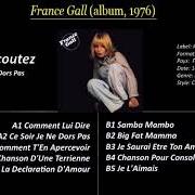 Le texte musical BIG FAT MAMA de FRANCE GALL est également présent dans l'album France gall (1975)