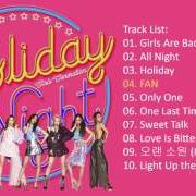 Le texte musical ALL NIGHT de GIRLS' GENERATION est également présent dans l'album Holiday night (2017)