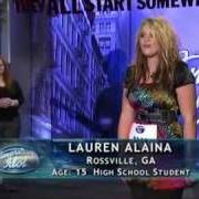 Le texte musical WILD ONE de LAUREN ALAINA est également présent dans l'album American idol season 10 highlights (2011)