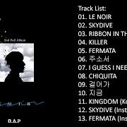 Le texte musical ??? CONFESSION de B.A.P est également présent dans l'album Noir (2016)