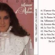 Le texte musical ÉCOUTEZ-MOI de CELINE DION est également présent dans l'album Tellement j'ai d'amour (1982)