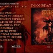 Le texte musical DOOMSDAY de CENTINEX est également présent dans l'album Doomsday rituals (2016)