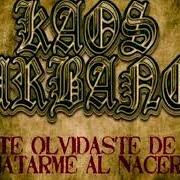 Le texte musical NUBES DE OXIDO de KAOS URBANO est également présent dans l'album Te olvidaste de matarme al nacer (2011)