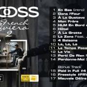 Le texte musical EN BAS de HOOSS est également présent dans l'album French riviera, vol. 2 (2016)