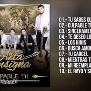 Le texte musical LOS NINIS de ALTA CONSIGNA est également présent dans l'album Culpable tu (2016)