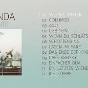 Le texte musical 0043 de WANDA est également présent dans l'album Niente (2017)