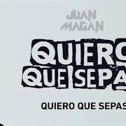 Le texte musical ÚNICA de JUAN MAGÁN est également présent dans l'album Quiero que sepas (2016)