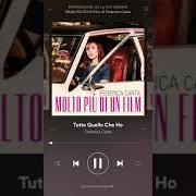 Le texte musical TRA NOI E' INFINITA de FEDERICA CARTA est également présent dans l'album Molto più di un film (2018)