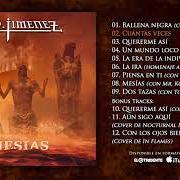 Le texte musical LA IRA de LEO JIMÉNEZ est également présent dans l'album Mesías (2019)