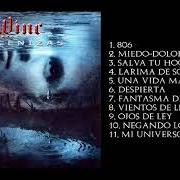 Le texte musical MI UNIVERSO de RED WINE est également présent dans l'album Cenizas (2004)