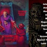 Le texte musical REGURGITATED GUTS de DEATH est également présent dans l'album Scream bloody gore (1987)