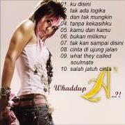 Le texte musical TAK KAN SAMPAI DISINI de AGNES MONICA est également présent dans l'album Whaddup a..?!