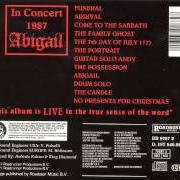 Le texte musical THE 7TH DAY OF JULY 1777 de KING DIAMOND est également présent dans l'album In concert 1987: abigail (1990)