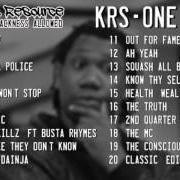 Le texte musical KREDITZ de KRS-ONE est également présent dans l'album The mix tape (2002)