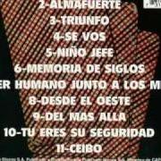 Le texte musical TU ERES SU SEGURIDAD de ALMAFUERTE est également présent dans l'album Almafuerte (1998)