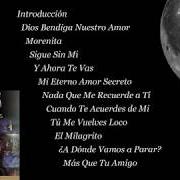 Le texte musical DIOS BENDIGA NUESTRO AMOR de MARCO ANTONIO SOLIS est également présent dans l'album Una noche de luna (2012)