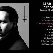 Le texte musical HEAVEN UPSIDE DOWN de MARILYN MANSON est également présent dans l'album Heaven upside down (2017)