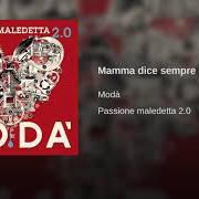 Le texte musical QUEL SORRISO IN VOLTO de MODÀ est également présent dans l'album Testa o croce (2019)