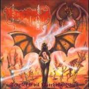 Le texte musical SCARLET WITCHING SCREAMS de NECROMANTIA est également présent dans l'album Scarlet evil witching black (1995)