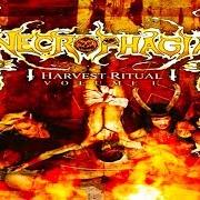 Le texte musical EXCUMMUNICATED de NECROPHAGIA est également présent dans l'album Harvest ritual vol. 1 (2005)