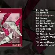 Le texte musical TERRIFIED de ANACRUSIS est également présent dans l'album Reason (1990)