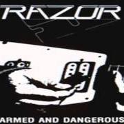 Le texte musical KILLER INSTINCT de RAZOR est également présent dans l'album Armed and dangerous (1984)