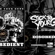 Le texte musical NOBODY de STICK TO YOUR GUNS est également présent dans l'album Disobedient (2015)