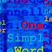 Le texte musical ONE SIMPLE WORD de THE CONNELLS est également présent dans l'album One simple word (1990)