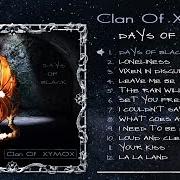 Le texte musical YOUR KISS de CLAN OF XYMOX est également présent dans l'album Days of black (2017)