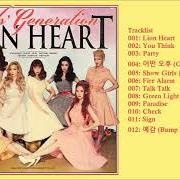 Le texte musical ?? ?? ONE AFTERNOON de GIRLS' GENERATION est également présent dans l'album Lion heart (2015)
