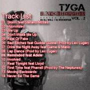 Le texte musical LAP DANCE de TYGA est également présent dans l'album Black thoughts: vol. 2 (2011)