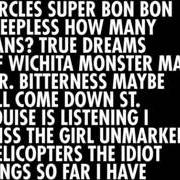 Le texte musical HOW MANY CANS? de MIKE DOUGHTY est également présent dans l'album Circles (2013)