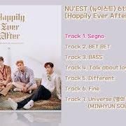 Le texte musical TALK ABOUT LOVE de NU'EST est également présent dans l'album Happily ever after (2019)