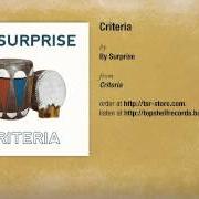 Le texte musical WAY TO BE TALL de BY SURPRISE est également présent dans l'album Criteria (2013)