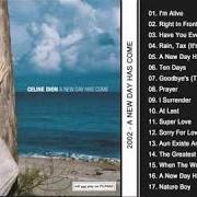 Le texte musical RAIN, TAX (IT'S INEVITABLE) de CELINE DION est également présent dans l'album A new day has come (2002)