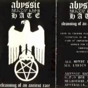 Le texte musical BLOODLETTING de ABYSSIC HATE est également présent dans l'album Cleansing of an ancient race - demo (1994)