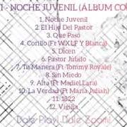 Le texte musical QUE PASO de GAWVI est également présent dans l'album Noche juvenil (2021)