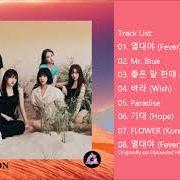 Le texte musical MR. BLUE de GFRIEND est également présent dans l'album Fever season (2019)