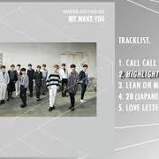 Le texte musical LEAN ON ME (JAPANESE VER.) de SEVENTEEN est également présent dans l'album We make you (2018)