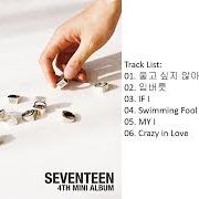 Le texte musical CRAZY IN LOVE de SEVENTEEN est également présent dans l'album Al1 (2017)